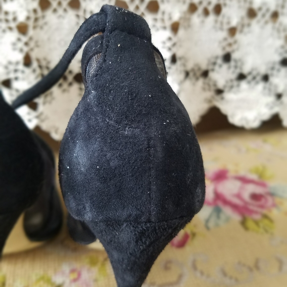 Victoria's Secret Suede & Mesh Heels - Picture 9 of 12